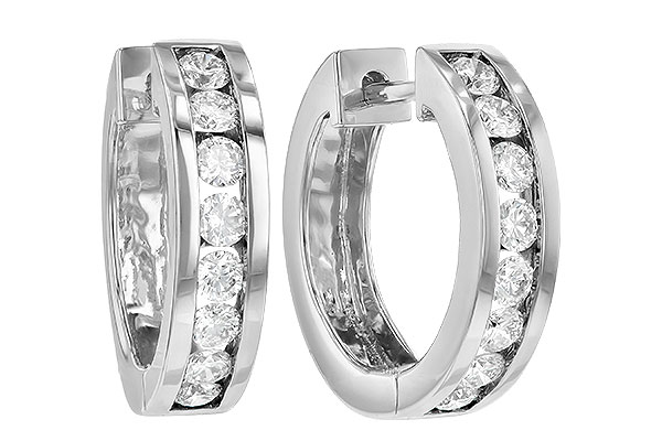 A240-03199: EARRINGS 1 CT TW