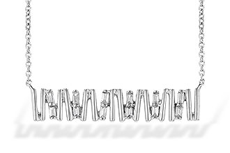 A244-59571: NECK .15 TW BAGUETTE DIAS