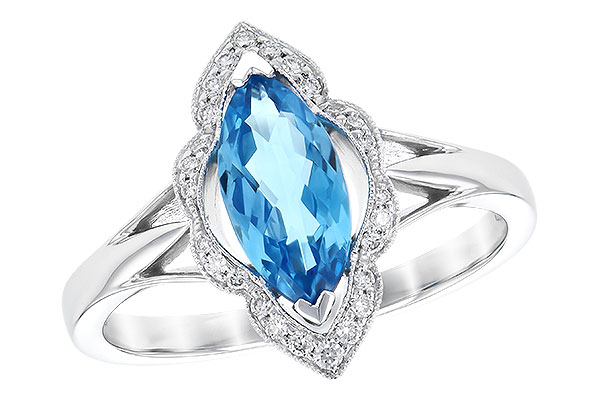 A327-34171: LDS RG 1.26 BLUE TOPAZ 1.37 TGW