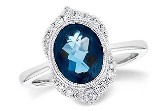 A327-35062: LDS RG 1.86 LONDON BLUE TOPAZ 2.00 TGW