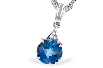 A328-23217: NECK 1.60 LONDON BLUE TOPAZ 1.61 TGW (7MM RD)