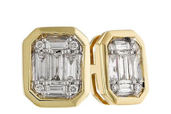 A328-25062: EARRINGS .24 BAG .28 TW
