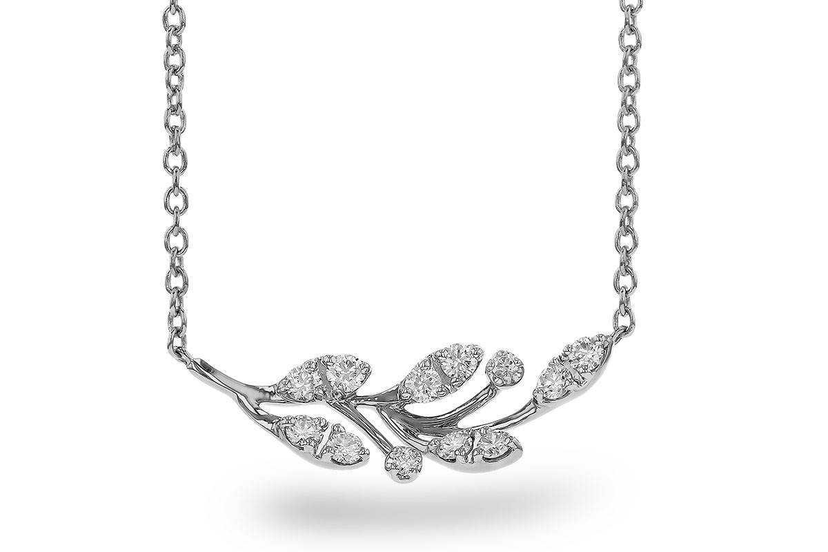 A329-12280: NECKLACE .32 TW (18")