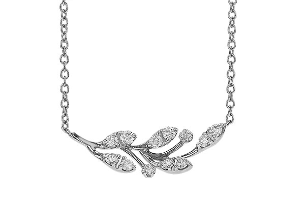 A329-12280: NECKLACE .32 TW (18")