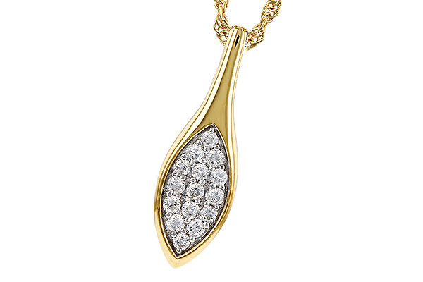A329-15999: NECKLACE .20 TW