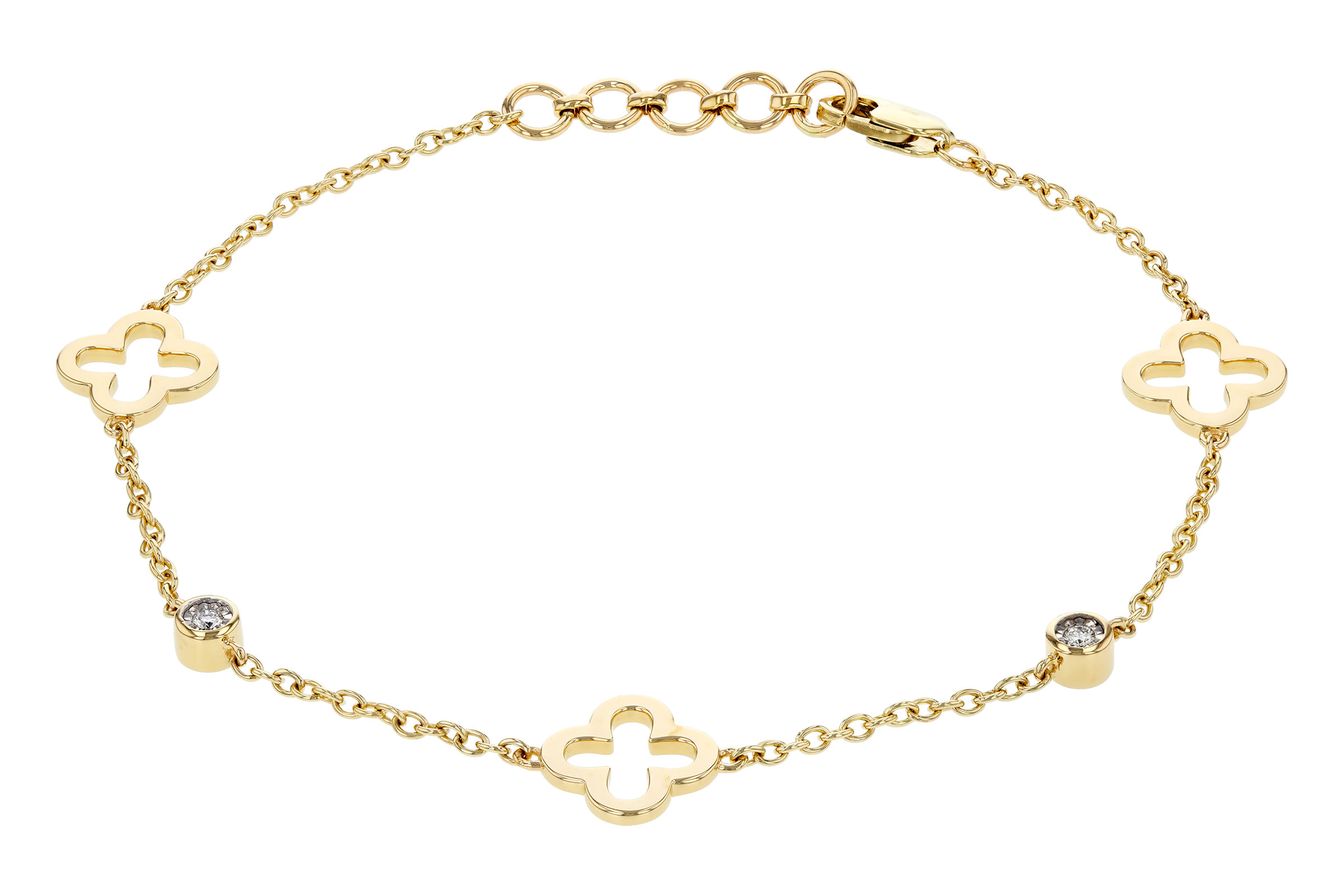 A330-01417: BRACELET .06 TW (7.25")