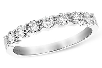 B147-33271: LDS DIA WED RG .50 TW (7 STONES)
