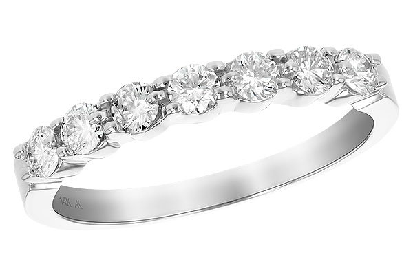 B147-33271: LDS DIA WED RG .50 TW (7 STONES)