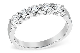 B240-98680: LDS DIA WED RG .75 TW (5 STONES)