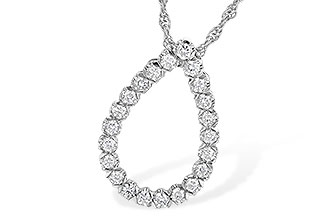 B244-60508: NECKLACE .50 TW