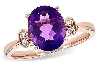 B244-63189: LDS RG 2.10 AMETHYST 2.16 TGW (10x8MM AMY)
