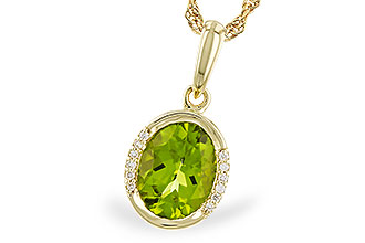 B328-22344: NECKLACE 1.72 TW PERIDOT 1.75 TGW (9x7 PER)