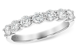 C147-33262: LDS DIA WED RG 1.00 TW (7 STONES)