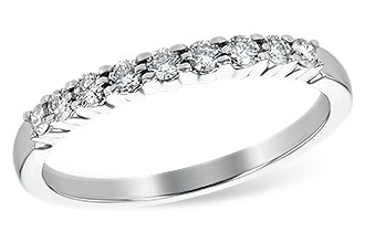 C243-68689: LDS WED RG .25 TW (9 STONES)
