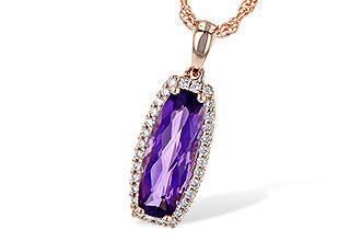C244-62298: NECK 1.34 AMETHYST 1.46 TGW