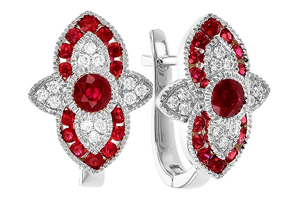 C328-18671: EARR .78 TW RUBY .90 TGW