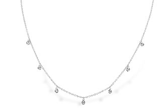 C328-19626: NECKLACE .12 TW (18")