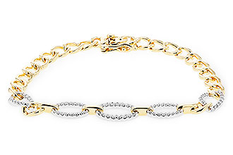 C328-20498: BRACELET .75 TW (INCLUDES BAR LINKS)