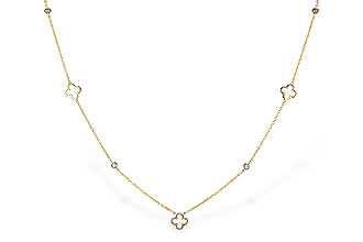C329-11417: NECKLACE .20 TW (18")