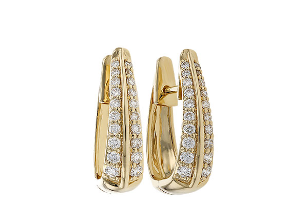C329-12317: EARRINGS .50 TW