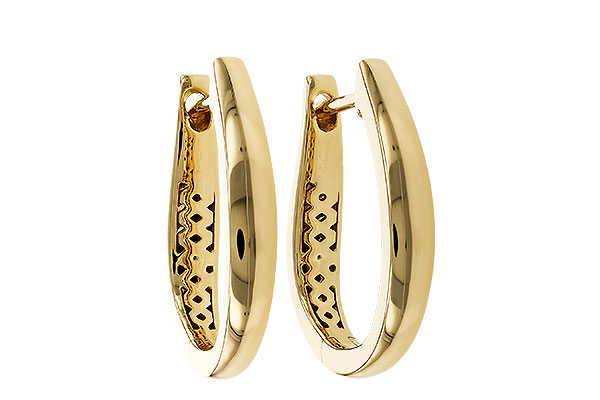 C329-15080: GOLD EARRINGS (17MM)