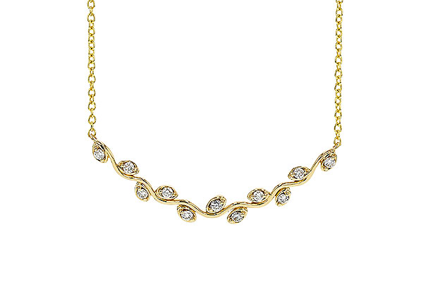 C329-16862: NECKLACE .25 TW (18")