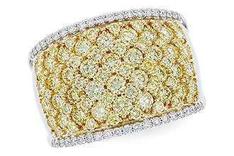 D328-21407: LDS DIA WED RG 2.19 YELLOW DIAS 2.37 TW