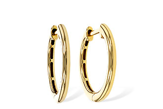 D329-16835: GOLD EARRINGS (16MM)