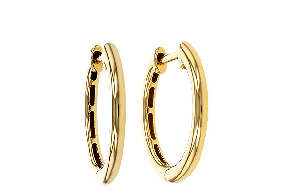 D329-16835: GOLD EARRINGS (16MM)