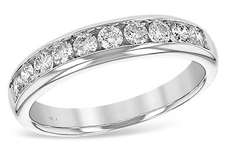E147-33253: LDS WED RG .50 TW (10 STONES)