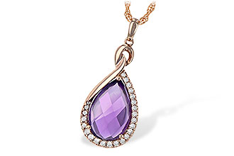 E243-72362: NECK 3.91 AMETHYST 4.10 TGW
