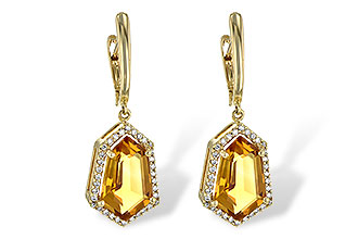 E244-55953: EARR 3.80 TW CITRINE 4.05 TGW