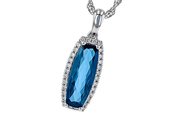 E244-62280: NECK 1.58 LONDON BLUE TOPAZ 1.70 TGW