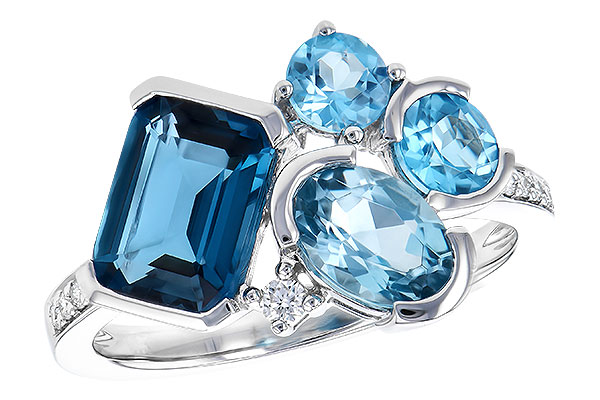E327-34135: LDS RG 3.08 BLUE TOPAZ TW 3.15 TGW