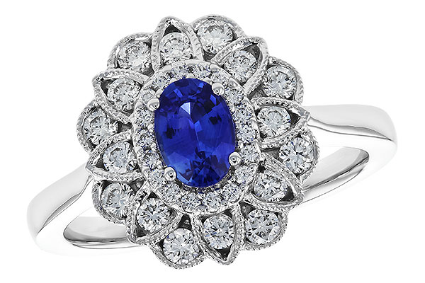 E328-25944: LDS RG .60 TW SAPPHIRE 1.12 TGW (6x4MM SAPP)