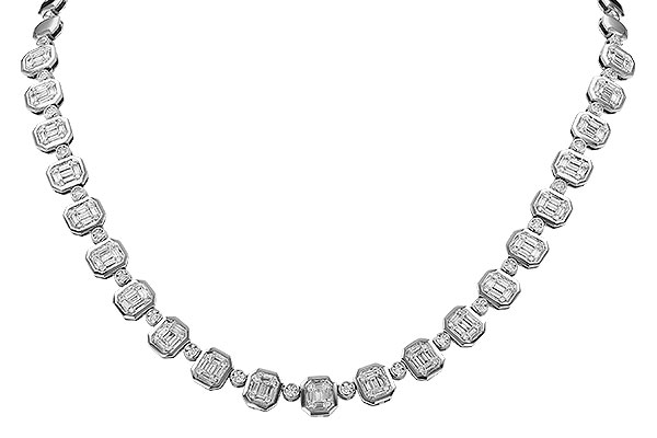 E329-09607: NECKLACE 1.39 BAG 1.80 TW (16")