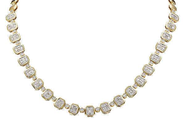 E329-09607: NECKLACE 1.39 BAG 1.80 TW (16")