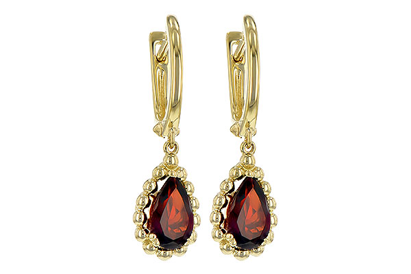 F243-67807: EARR 1.82 GARNET TW