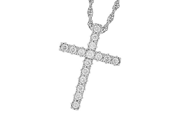 F328-18680: NECKLACE .25 TW
