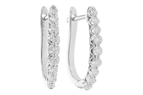 F328-21389: EARRINGS .50 TW