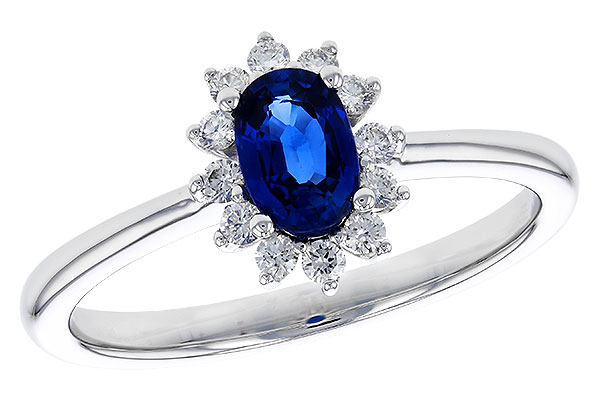 F329-16907: LDS RG .55 SAPPHIRE .71 TGW (6x4MM SAPP)