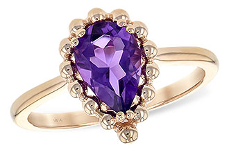 G243-67798: LDS RING 1.06 CT AMETHYST