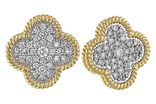 G329-14153: EARRINGS .50 TW