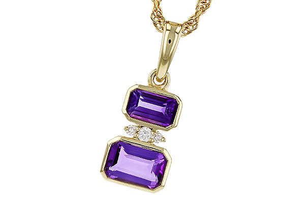 G329-17762: NECK .72 TW AMETHYST .75 TGW