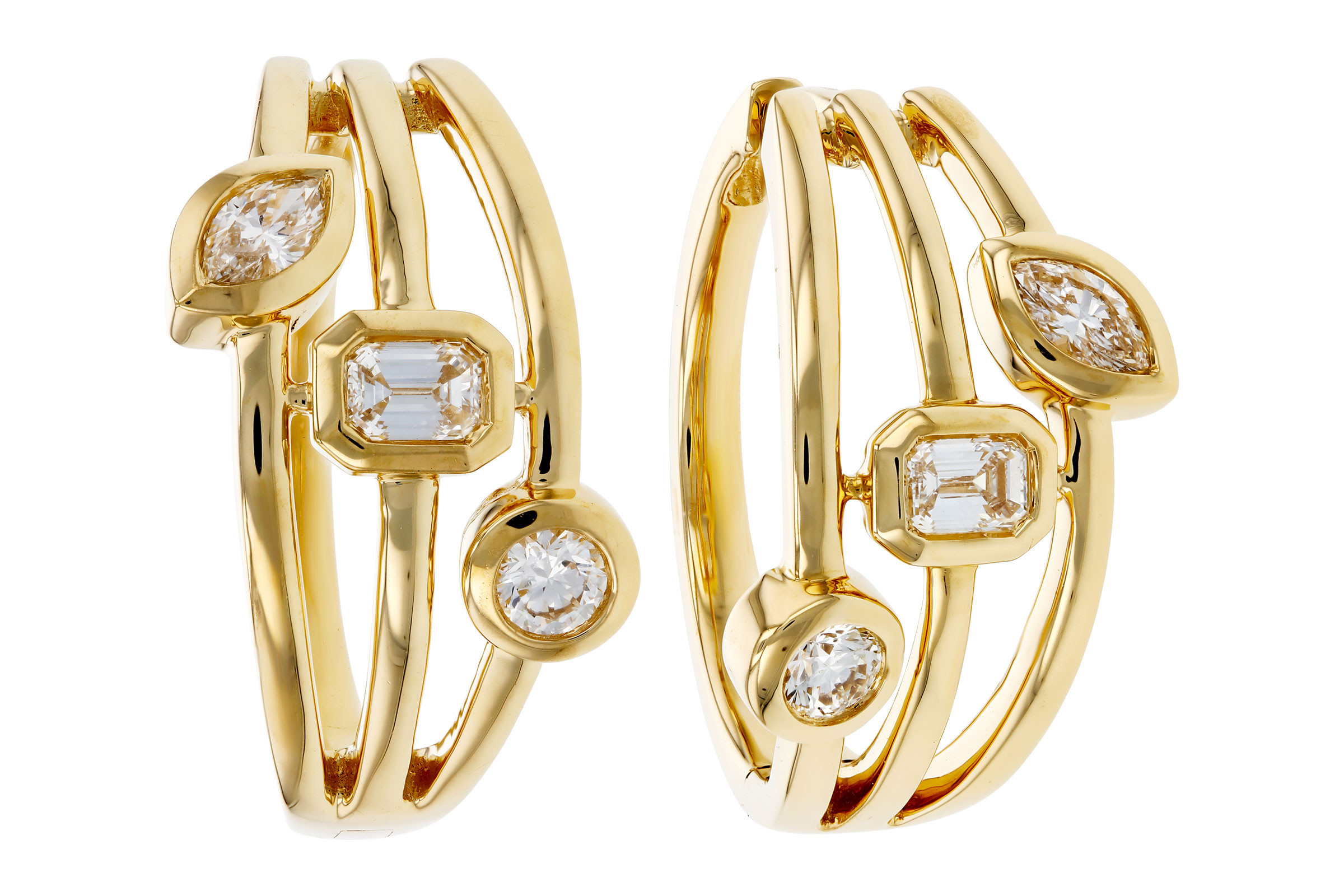 G330-01425: EARRINGS .45 TW (BR/EC/MQ)