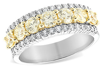 H242-75989: LDS DIA WED RG 1.20 YELLOW DIA 1.64 TW
