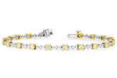 H242-78725: BRACELET 2.80 YELLOW DIA 4.01 TW