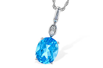 H244-62362: NECK 2.84 BLUE TOPAZ 2.87 TGW (10x8MM BT)