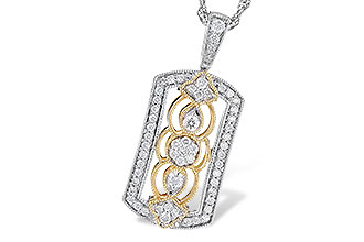 H327-33262: NECKLACE .33 TW