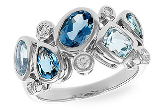 H328-24098: LDS RG 2.57 BLUE TOPAZ TW 2.75 TGW